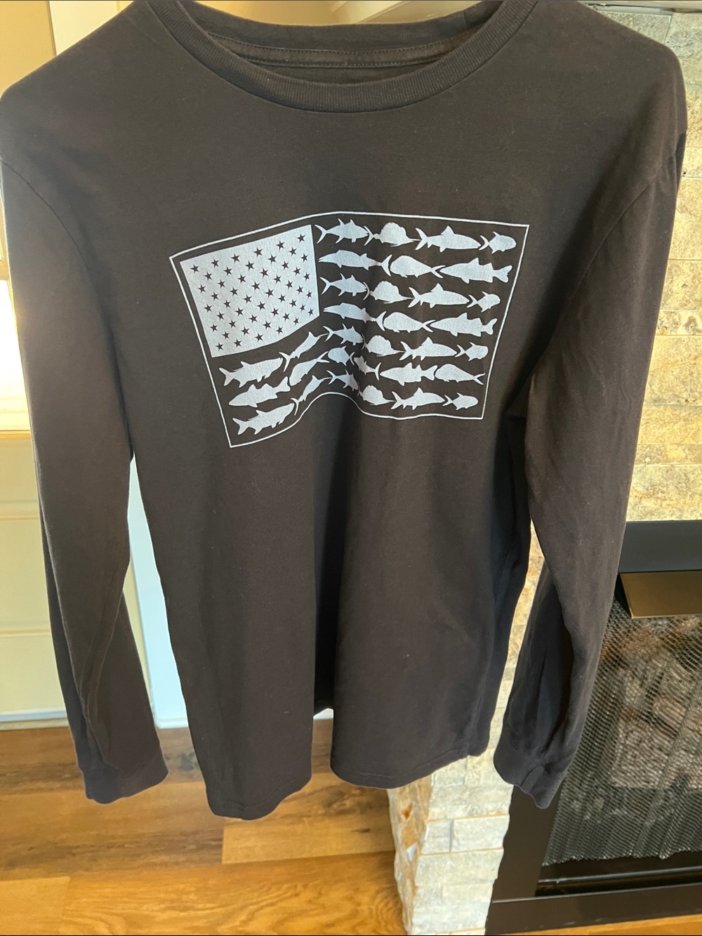 Bundle of 2 Columbia PFG Men's Medium Long Sleeve Fish Flag Shirts - Picture 7 of 12